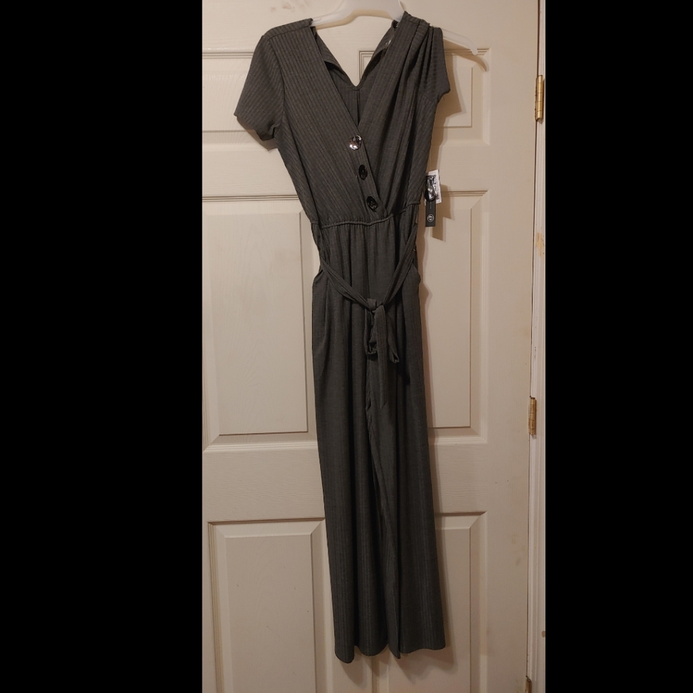 Gray jumpsuit